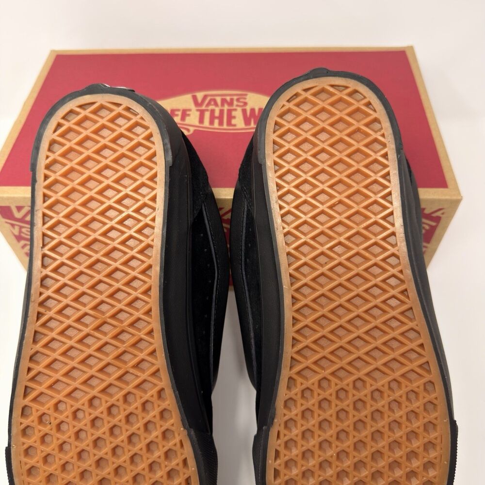 NEW Vans Knu Skool Black/Black Suede Skate Shoes Mens Size 11 VN0009QCBKA - Picture 16 of 16